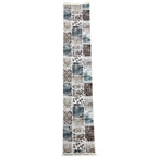 500 x 80 cm Patchwork Design Machine Made Runner Rug