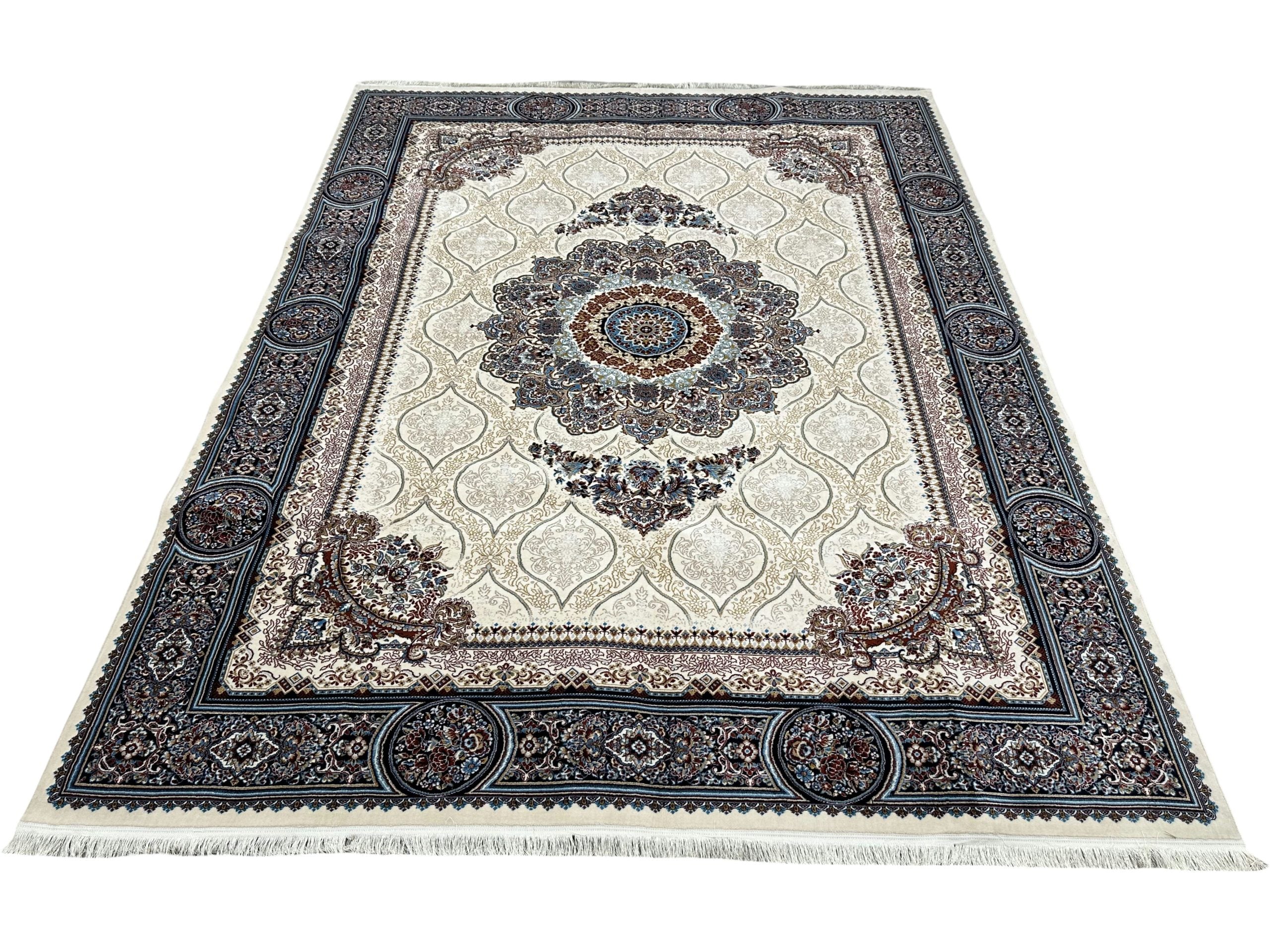 400 x 300 cm Persian Machine-Made Medallion Rug