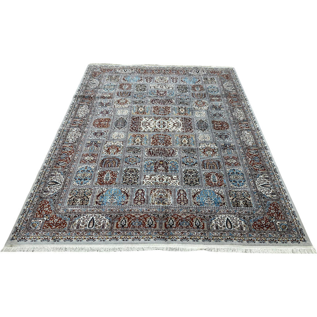 400 x 300 cm Persian Machine Made Bakhtiari Grey Rug
