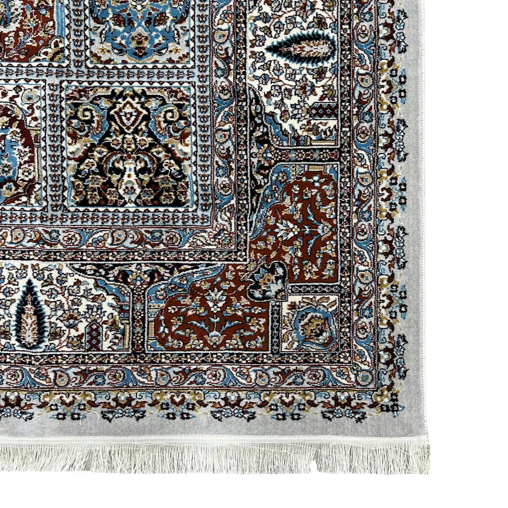 400 x 300 cm Persian Machine Made Bakhtiari Grey Rug