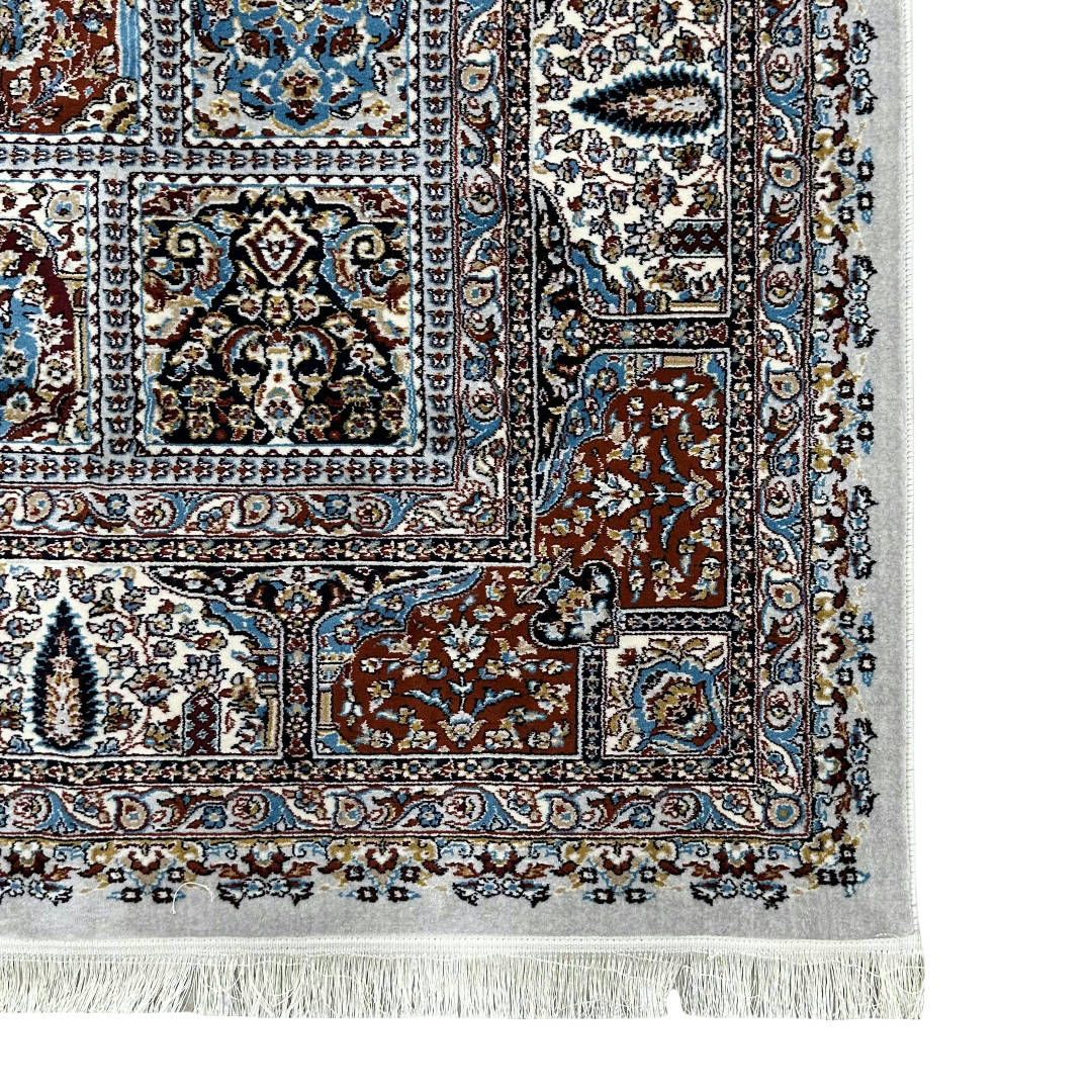 400 x 300 cm Persian Machine Made Bakhtiari Grey Rug