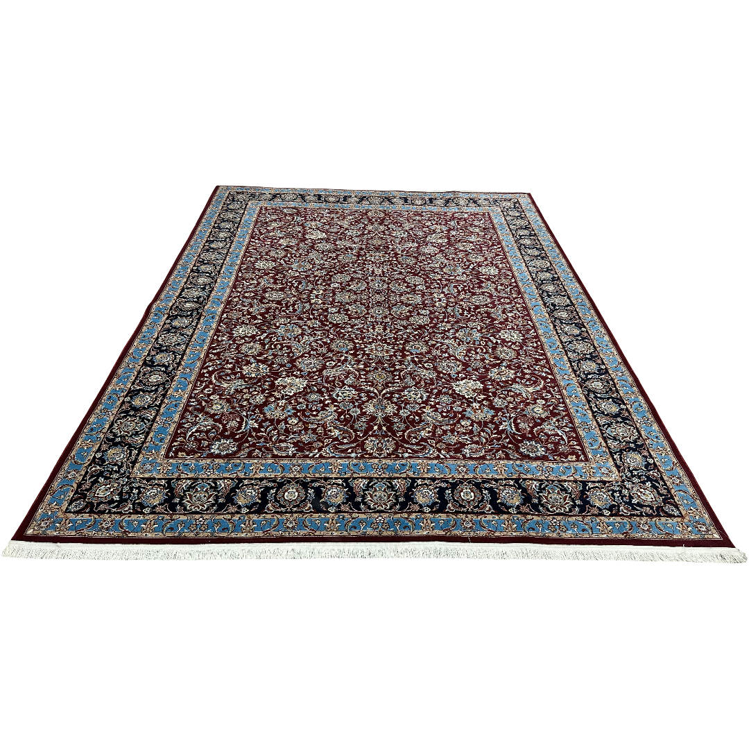 400 x 300 cm Persian Machine Made Bakhtiari Red Rug