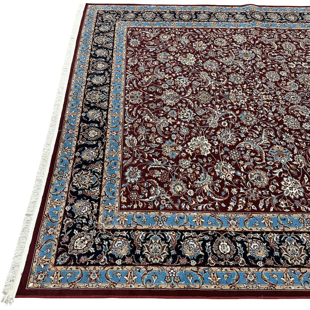 400 x 300 cm Persian Machine Made Bakhtiari Red Rug