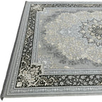 400 x 300 cm Persian Machine Made Floral Grey/Silver Rug