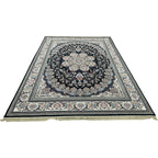 400 x 300 cm Persian Medallion Machine Made Black Rug