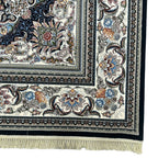 400 x 300 cm Persian Medallion Machine Made Black Rug