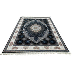 400 x 300 cm Persian Machine Aubusson Navy Rug