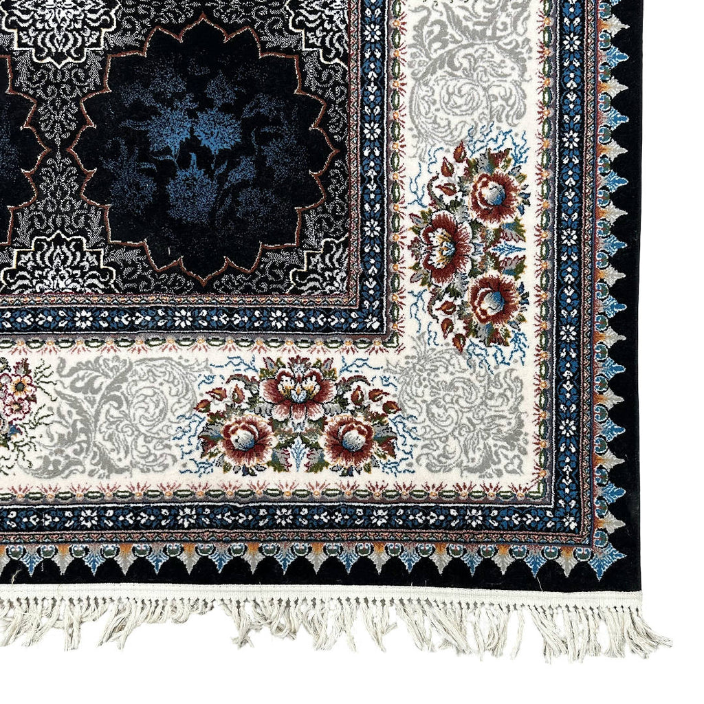 400 x 300 cm Persian Machine Aubusson Navy Rug