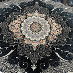 400 x 300 cm Persian Machine Aubusson Navy Rug