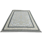 400 x 300 cm Persian Modern All Over Grey/Silver Floral Rug
