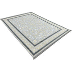 400 x 300 cm Persian Modern All Over Grey/Silver Floral Rug