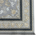 400 x 300 cm Persian Modern All Over Grey/Silver Floral Rug