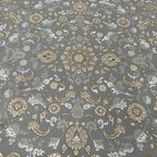 400 x 300 cm Persian Modern All Over Grey/Silver Floral Rug