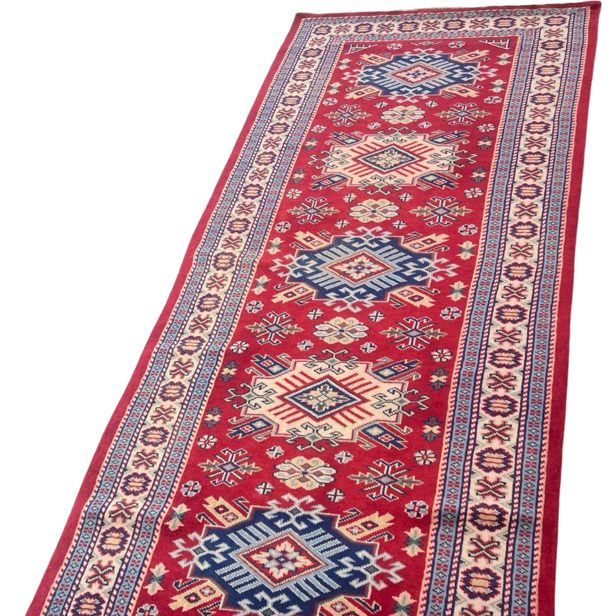 311 x 82 cm Hand Made Pakistan Shirwan Runner Rug