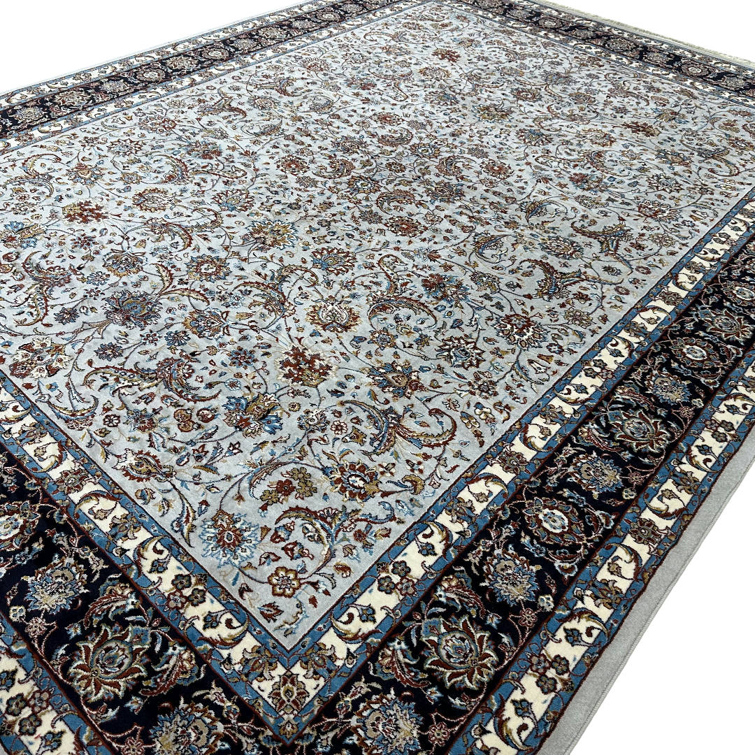 Title 400 x 300 cm Persian All Over Design Grey Rug