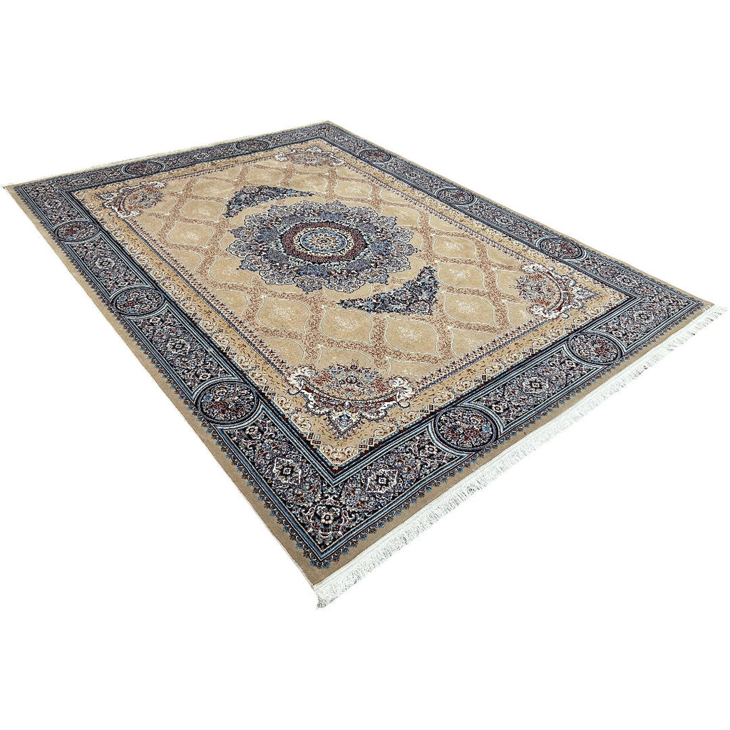 400 x 300 cm Persian Machine Medallion Beige Rug