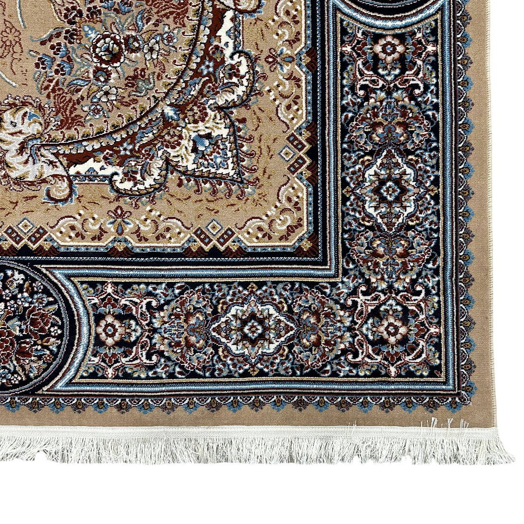 400 x 300 cm Persian Machine Medallion Beige Rug