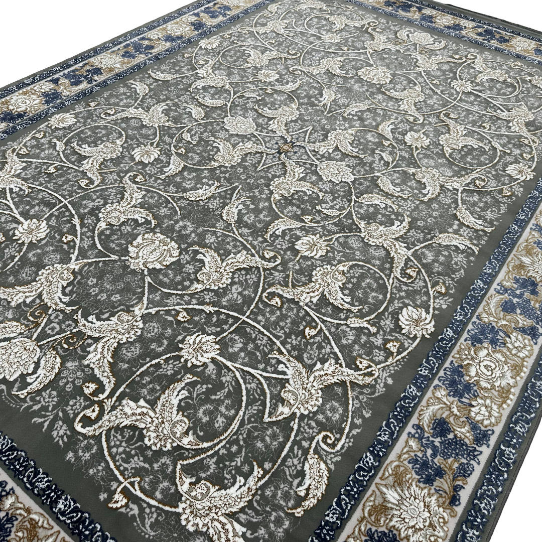 350 x 250 cm Persian Isfahan Floral Machine Made Rug