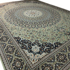 400 x 300 cm Persian Machine-Made Moss Floral Rug