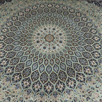 400 x 300 cm Persian Machine-Made Moss Floral Rug