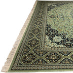 400 x 300 cm Persian Machine-Made Moss Floral Rug