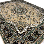 400 x 300 cm Persian Machine-Made Beige Floral Rug