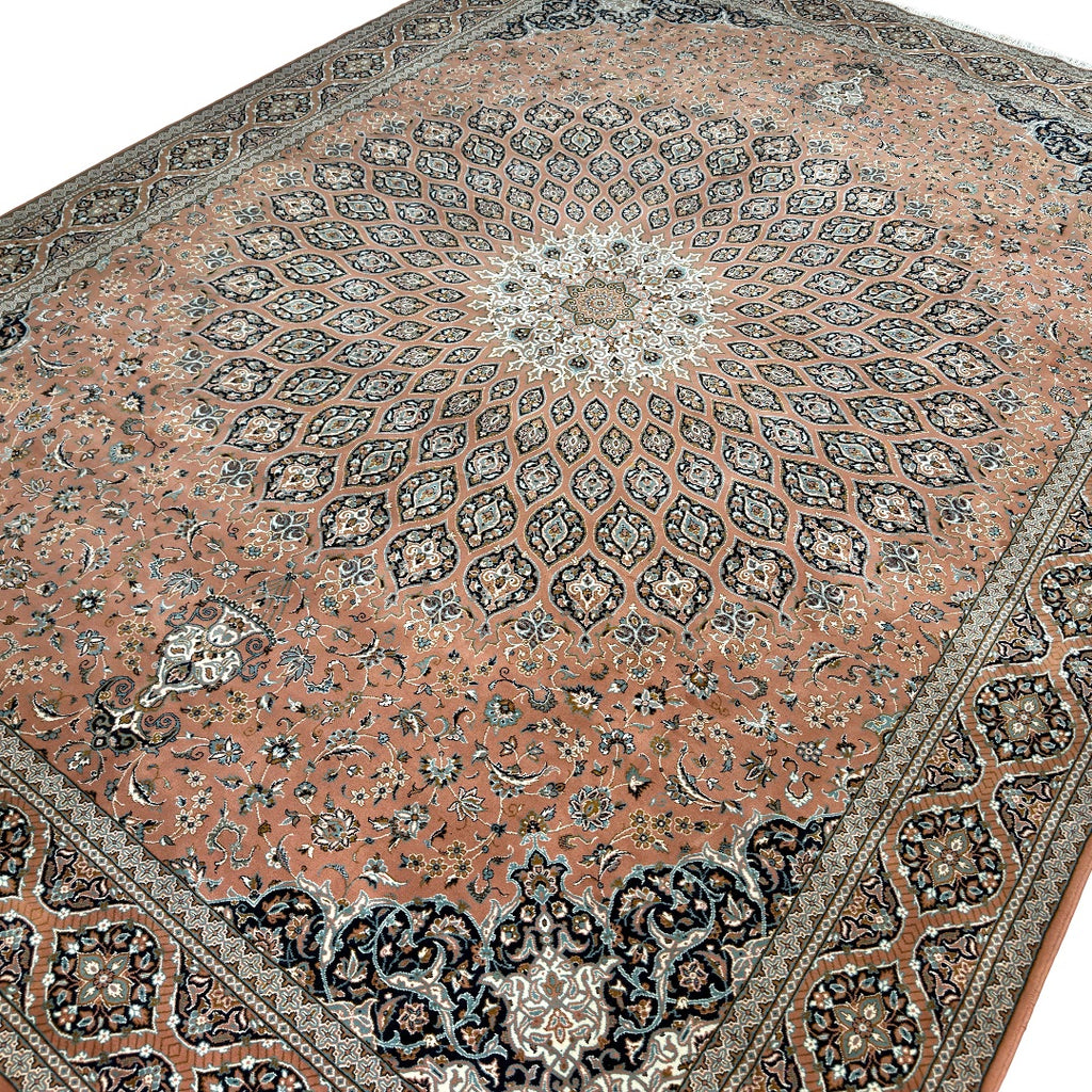 400 x 300 cm Persian Machine-Made Brown Floral Rug