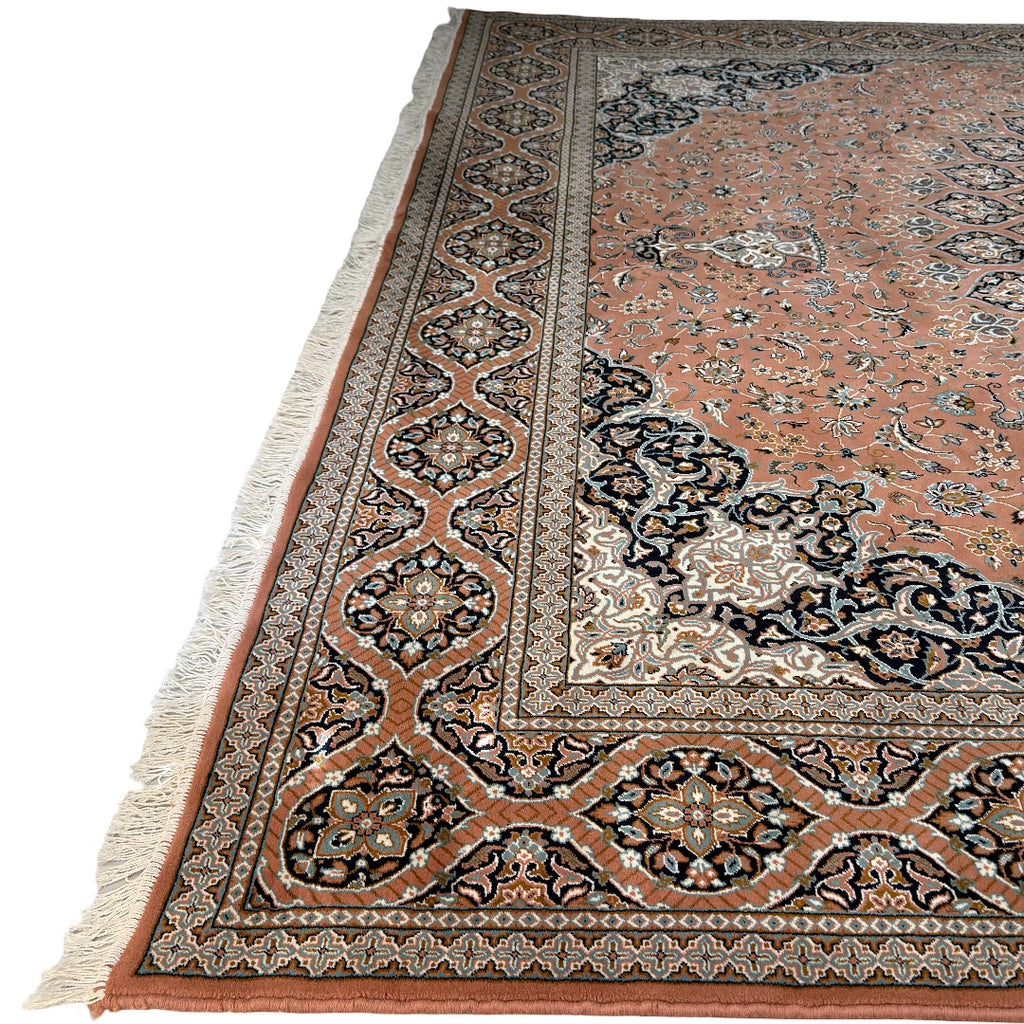 400 x 300 cm Persian Machine-Made Brown Floral Rug