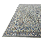 397 x 326 cm Hand-Knotted Persian Kashan Rug, Green