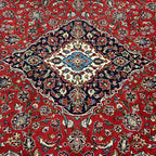 360 x 235 cm Hand-Knotted Vintage Persian Kashan Rug – Wool