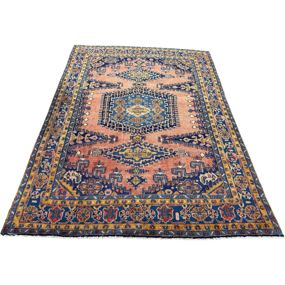 330 x 230 cm Hand-Knotted Vintage Persian Wiss Rug