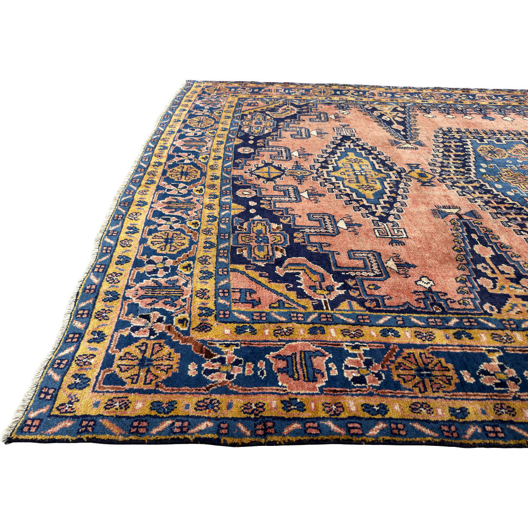 330 x 230 cm Hand-Knotted Vintage Persian Wiss Rug