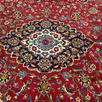 350 x 240 cm Hand-Knotted Vintage Persian Kashan Rug