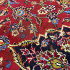 350 x 240 cm Hand-Knotted Vintage Persian Kashan Rug
