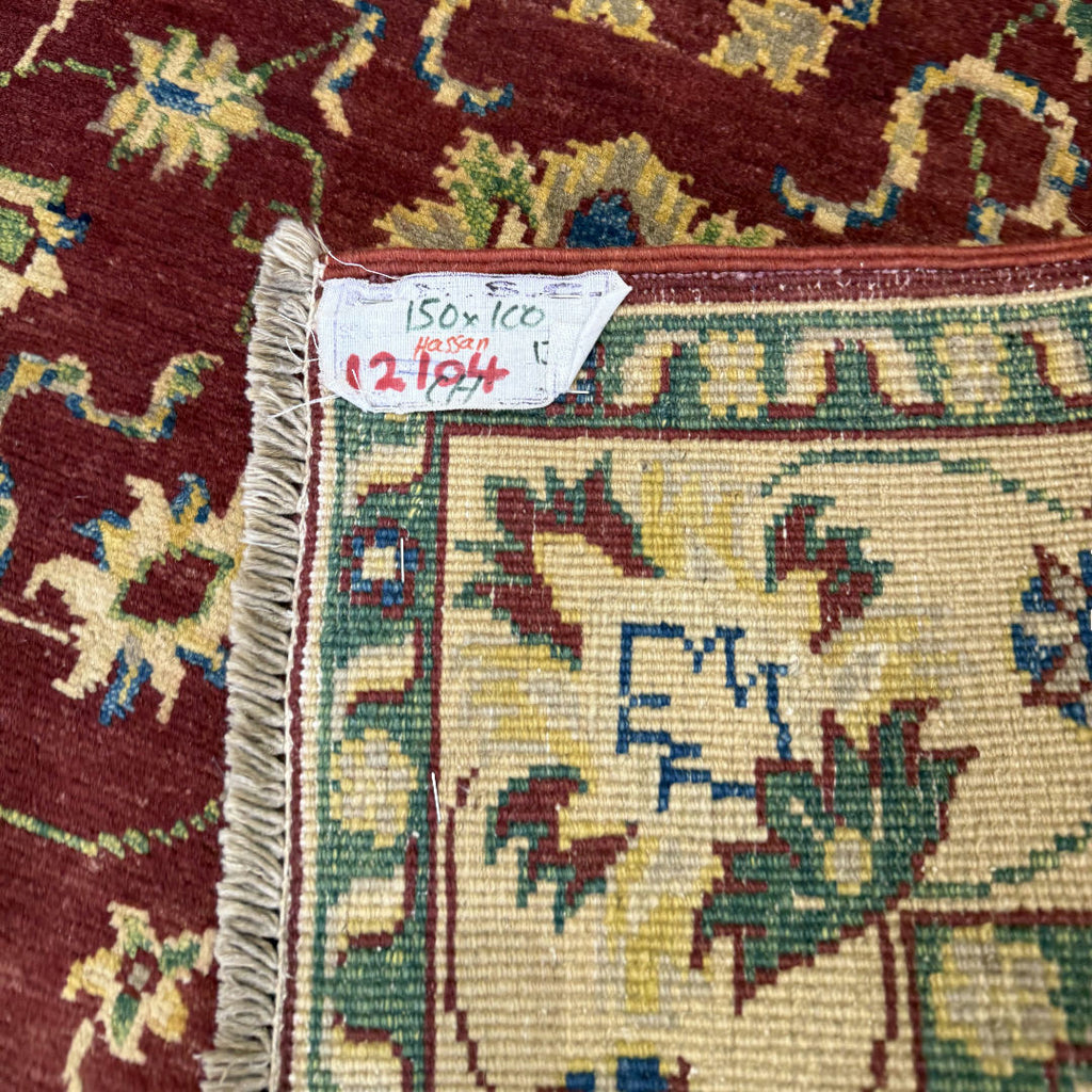 150 x 100 cm Hand-Knotted Afghan Chobi Rug