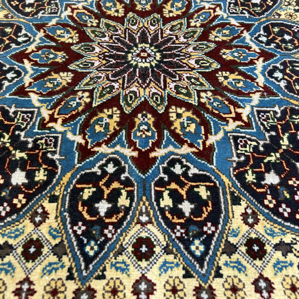 185 x 124 cm Hand-Knotted Afghan Mamluk Wool Rug