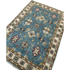 123 x 82 cm Hand-Knotted Afghan Blue Chobi Rug