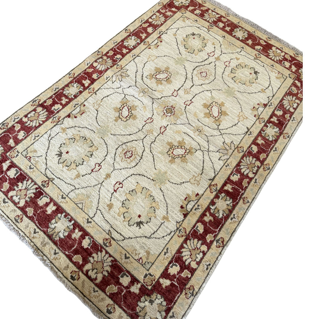 152 x 98 cm Hand-Knotted Afghan Chobi Rug