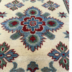 125 x 79 cm Hand-Knotted Afghan Kazak Rug