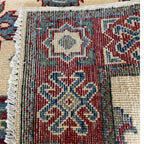 125 x 79 cm Hand-Knotted Afghan Kazak Rug
