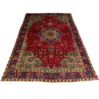290 × 194 cm Persian Mashad Hand-Knotted Rug