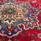 290 × 194 cm Persian Mashad Hand-Knotted Rug
