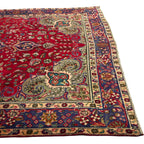 290 × 194 cm Persian Mashad Hand-Knotted Rug