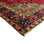 290 × 194 cm Persian Mashad Hand-Knotted Rug