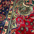 290 × 194 cm Persian Mashad Hand-Knotted Rug