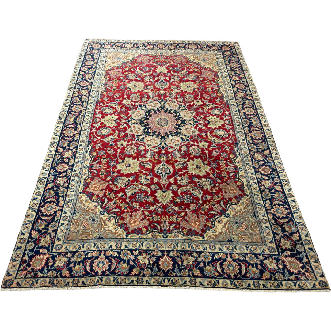 305 × 200 cm Persian Najafabad Hand-Knotted Rug