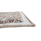 305 x 61 cm Beige, Green & Rust Ornamental Persian Design Non-Slip Runner Rug