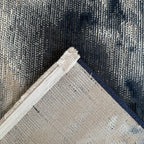 300 x 80 cm Navy & Grey Abstract Flow Runner Rug