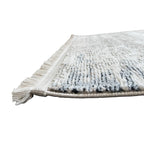 300 x 80 cm Grey & Ivory Distressed Abstract Runner Rug