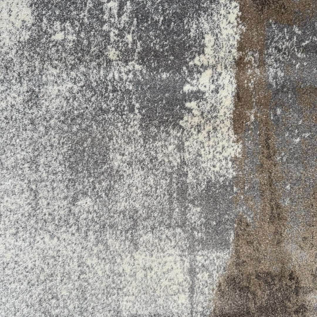 400 x 300 cm Modern Serenity in Silver Grey & Mocha Area Rug